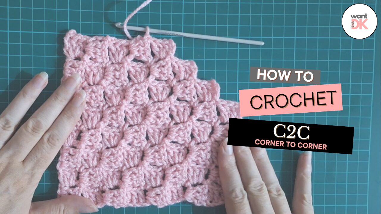 how to crochet a corner 2 corner blanket - Want that DK