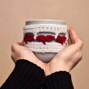Hearts Mug Warmer Pattern